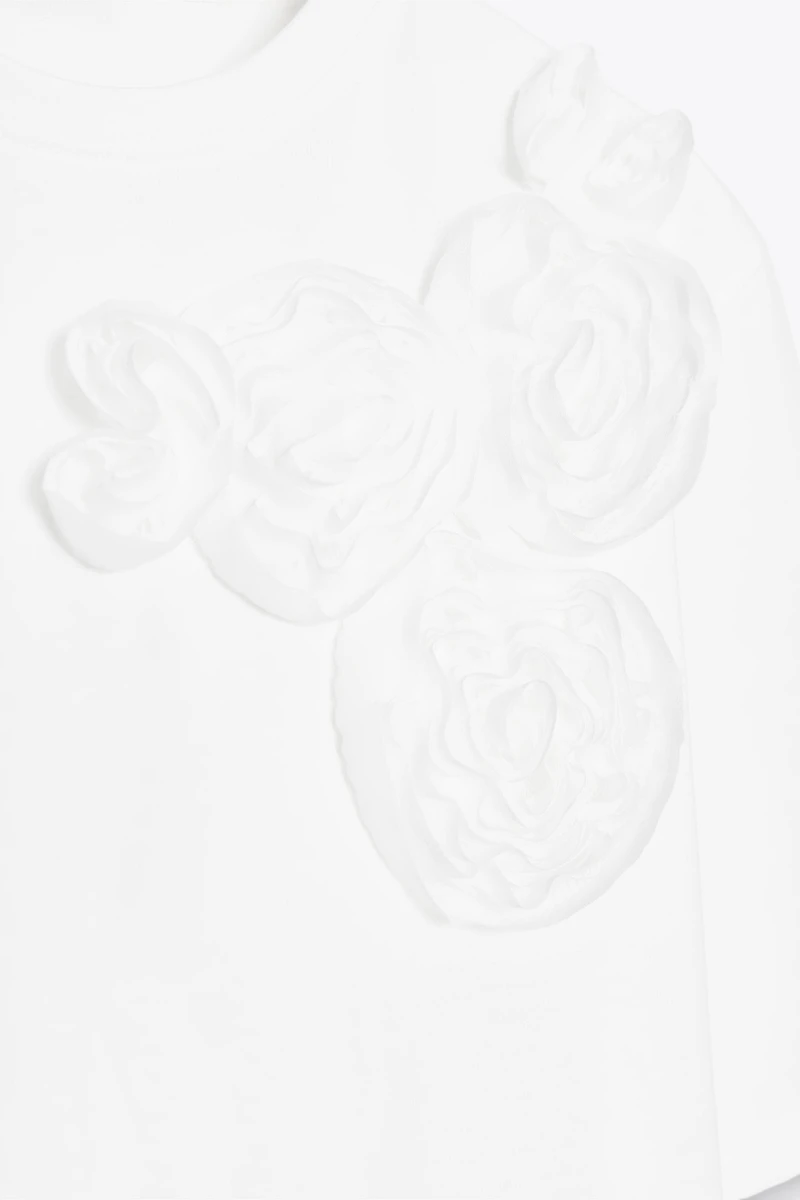FLORAL VOLUME T-SHIRT