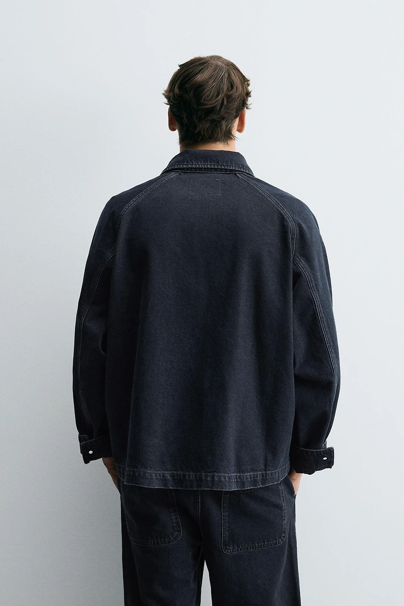 DENIM JACKET WITH POCKETS