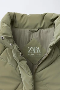 VESTE REMBOURRÉE EFFET GOMMÉ