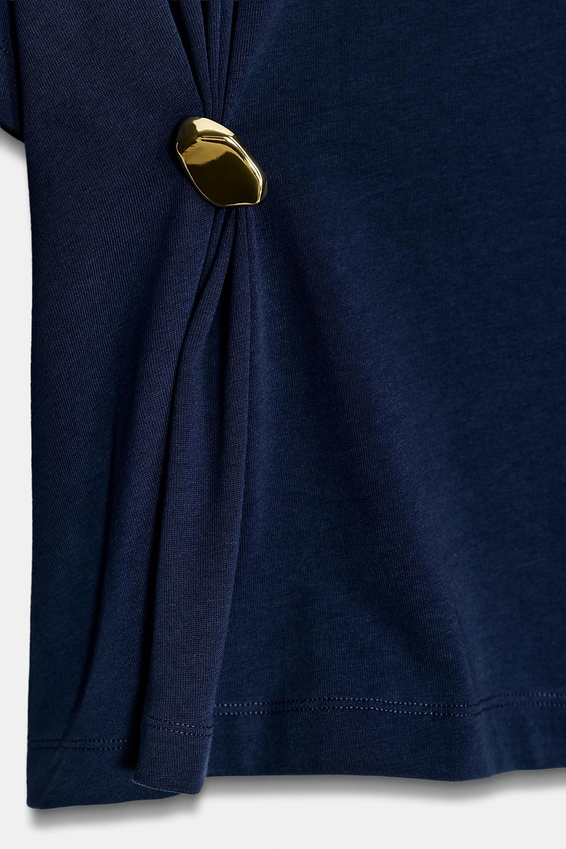 HEAVY COTTON APPLIQUÉ T-SHIRT