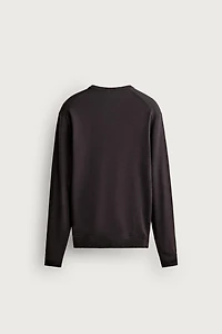 COTTON BLEND REGULAR FIT SWEATER