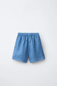 SHORT 100 % LIN