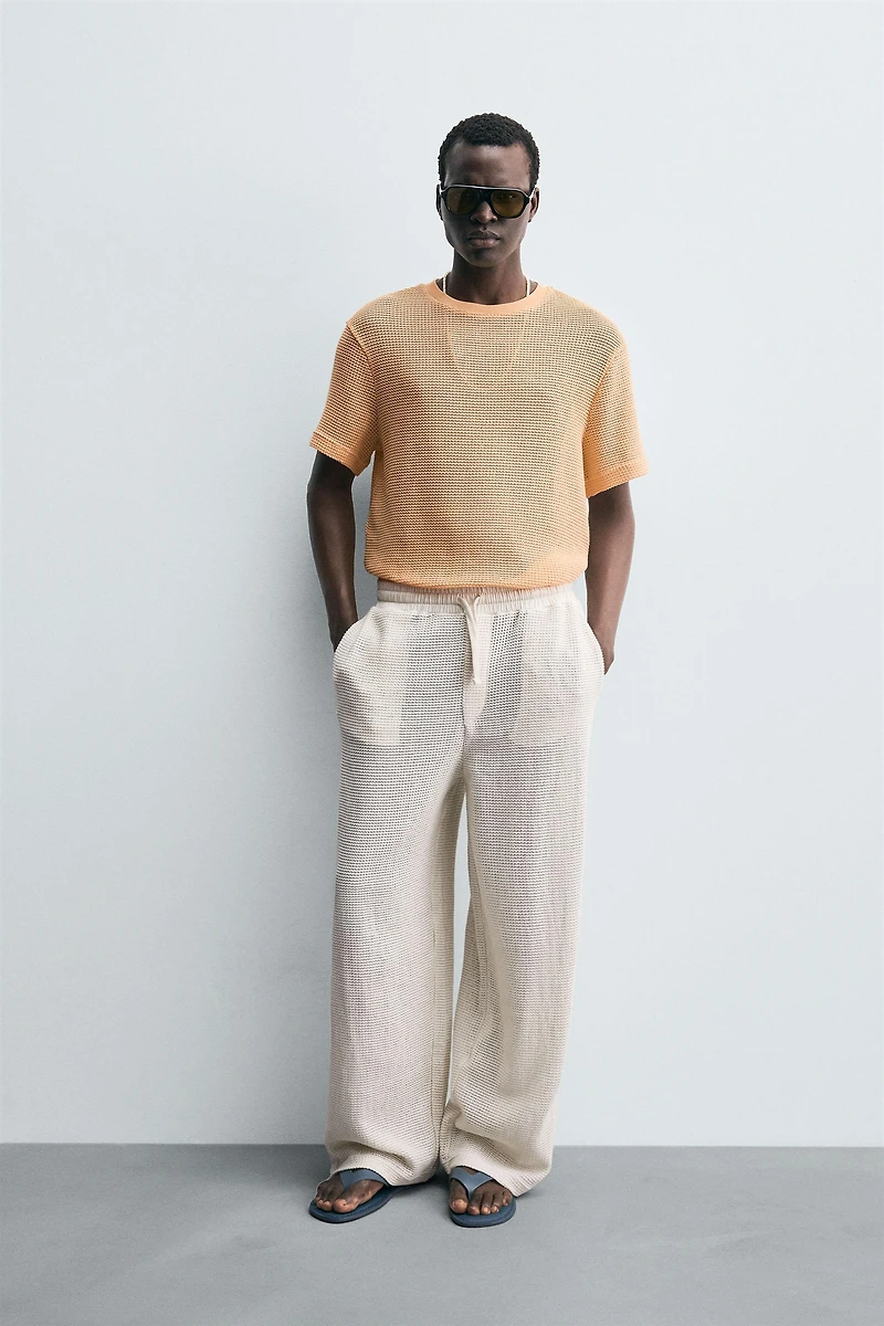 OPEN WEAVE T-SHIRT