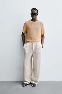 OPEN WEAVE T-SHIRT