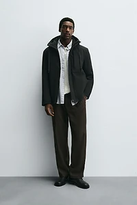 HOODED TECHNICAL JACKET