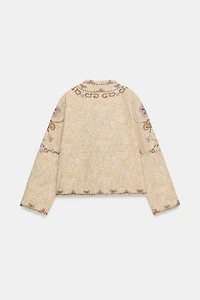 ZW COLLECTION EMBROIDERED JACKET