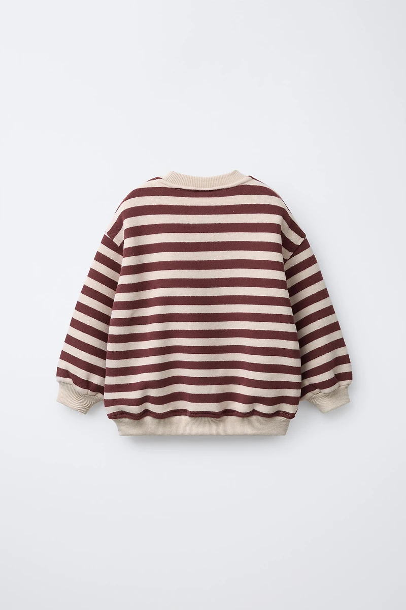 STRIPED SNOOPY PEANUTS™ SWEATSHIRT