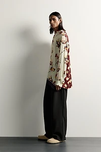 LIMITED EDITION MIXED PRINT OVERSIZED SHIRT