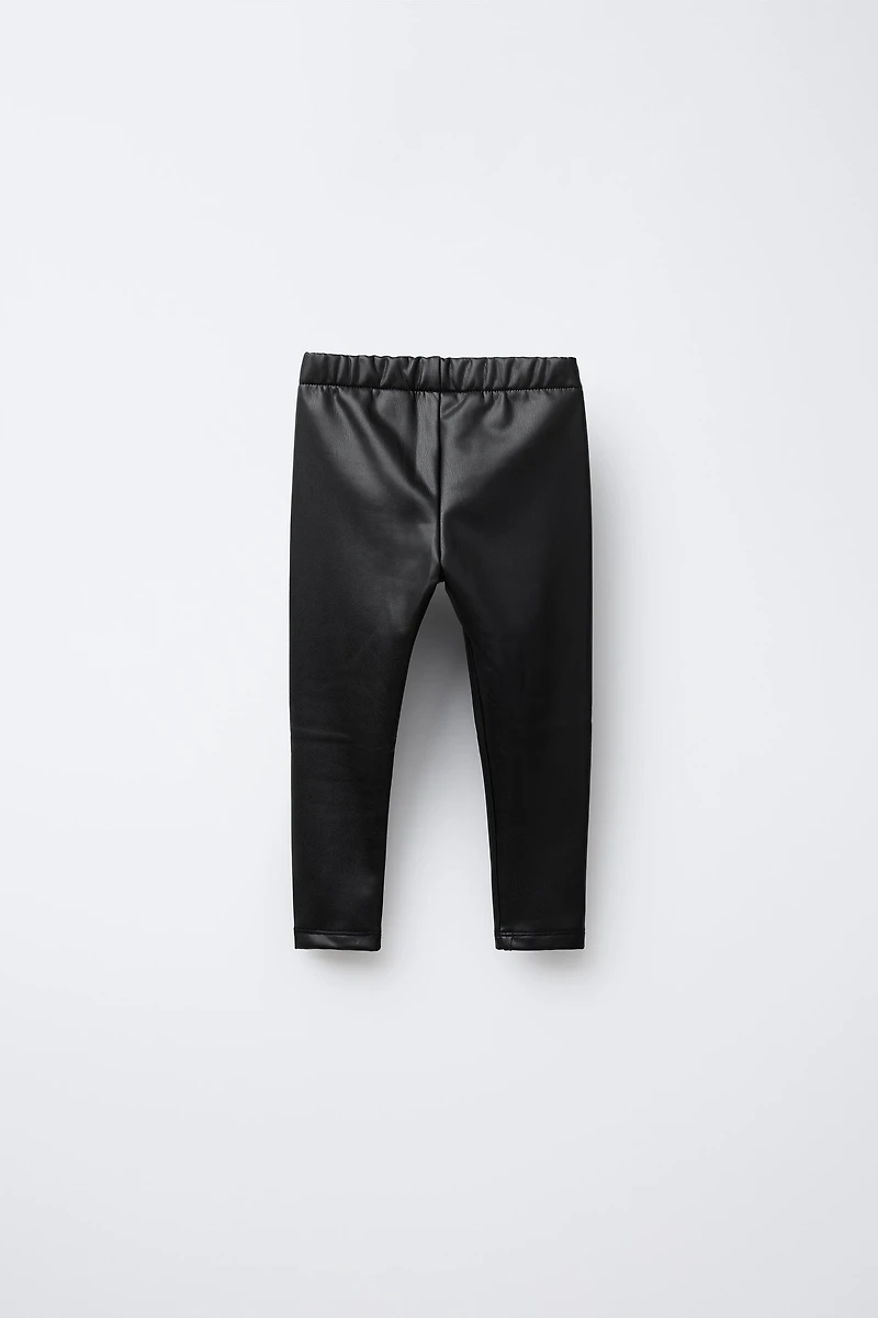 FAUX LEATHER LEGGINGS