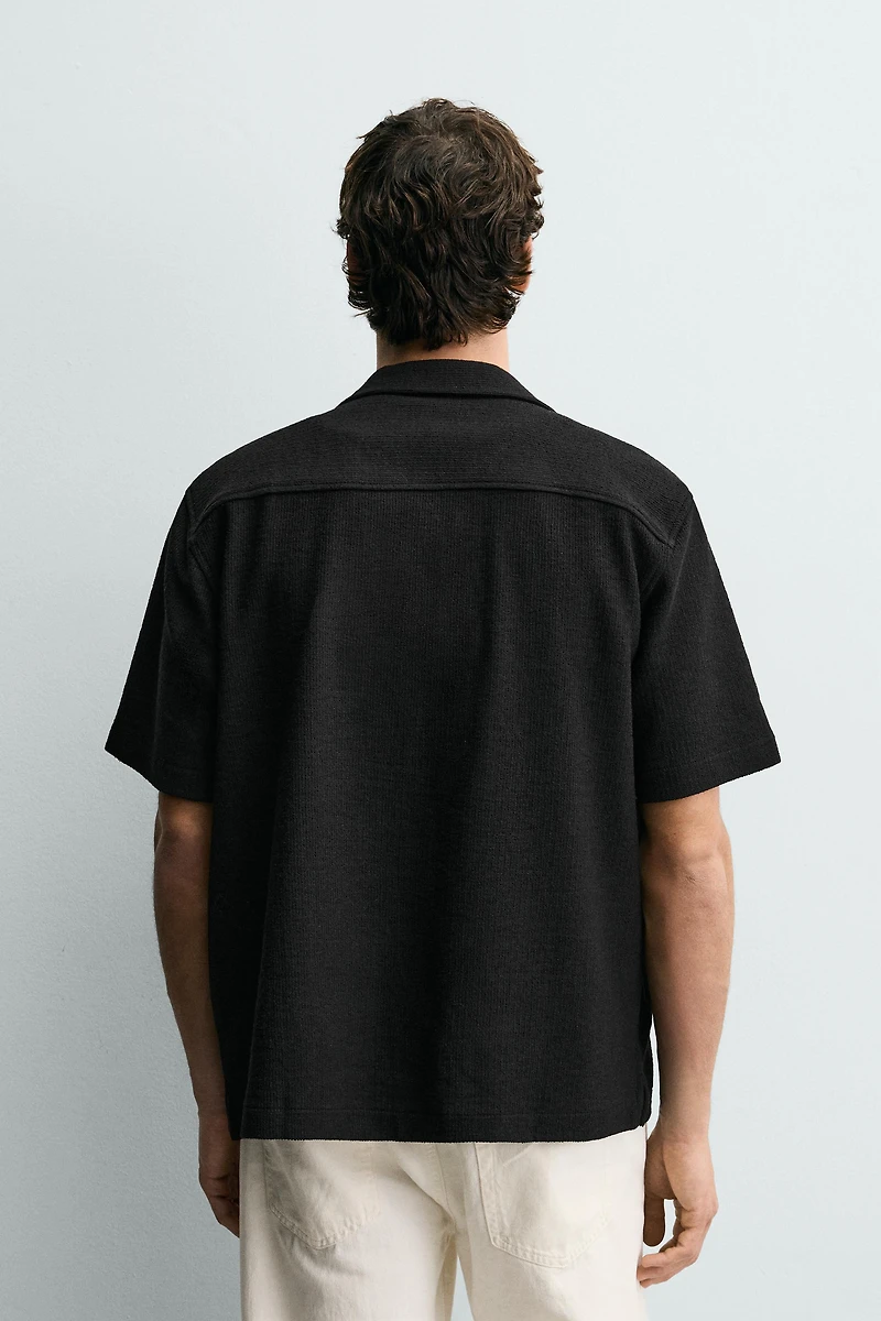 TEXTURED WEAVE SHIRT