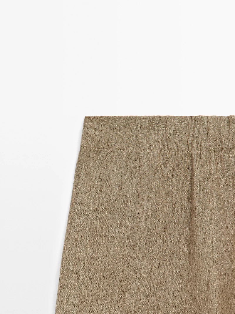 Pantalon fluide 100 % lin