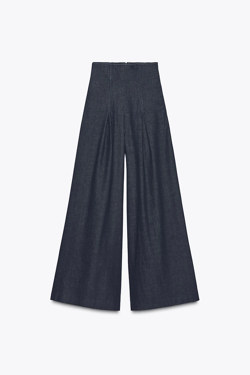 ZW COLLECTION WIDE LEG ULTRA HIGH-WAISTED JEANS