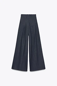 ZW COLLECTION WIDE LEG ULTRA HIGH-WAISTED JEANS
