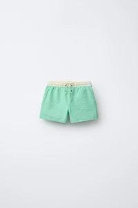 2-6 YEARS / LABEL SWIM SHORTS