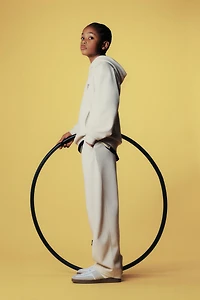INTERLOCK SWEATSHIRT AND JOGGER SET