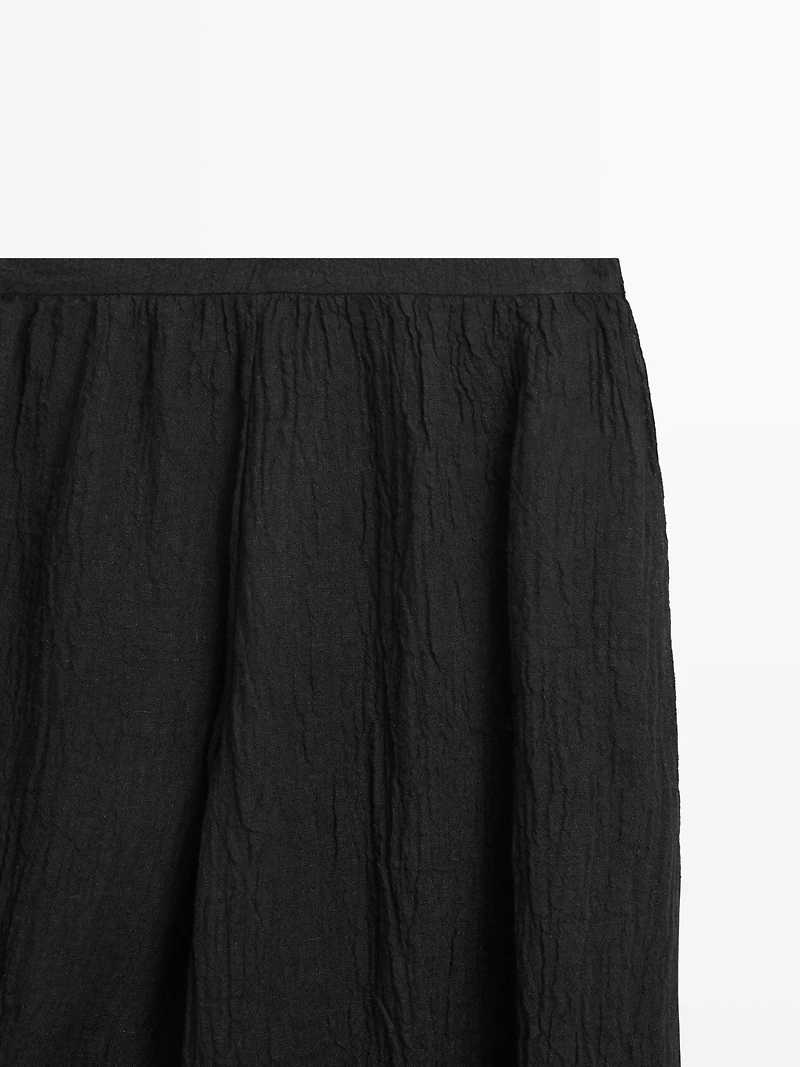 Linen sarouel trousers