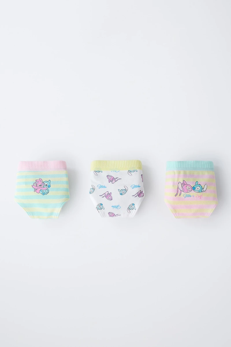 AGES 6-14 / THREE-PACK OF LILO & STITCH © DISNEY UNDERWEAR