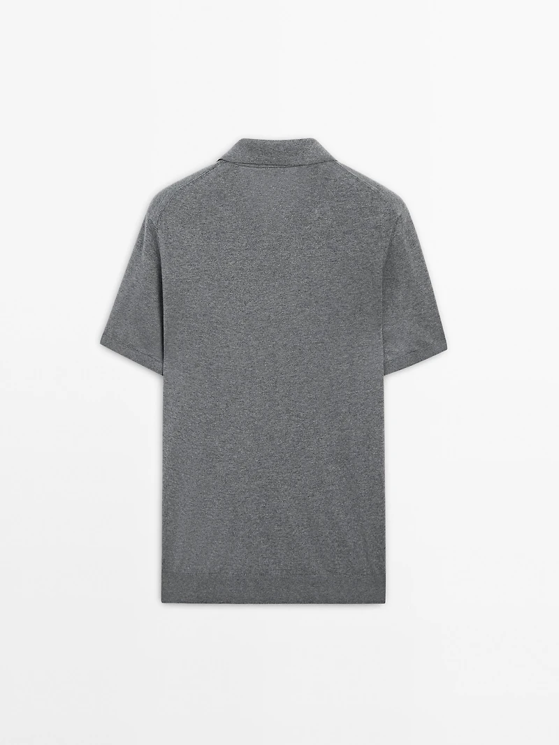 Polo en maille de coton