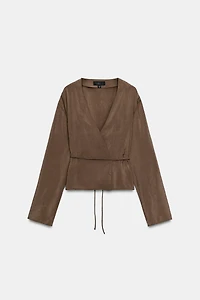 WRAP KIMONO SHIRT