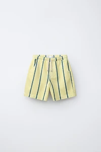 SHORT FLUIDE À RAYURES