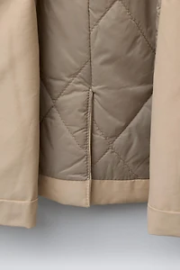 TRENCH MATELASSÉ CEINTURÉE