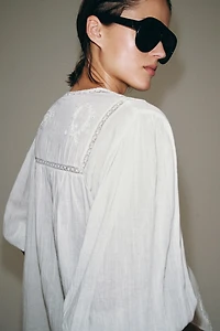 EMBROIDERED LACE SHIRT ZW COLLECTION