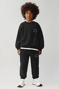 BASIC TEXT JOGGER PANTS