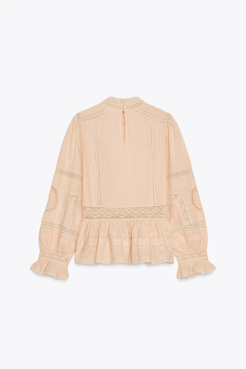 CHEMISE ROMANTIQUE BRODÉE ZW COLLECTION