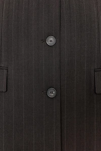 ZW COLLECTION LIMITED EDITION PINSTRIPE BLAZER WITH SCARF