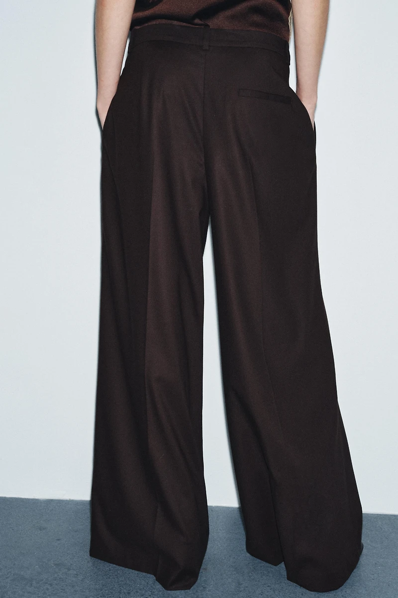 ZW COLLECTION WIDE LEG PLEATED PANTS