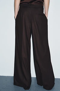 ZW COLLECTION WIDE LEG PLEATED PANTS