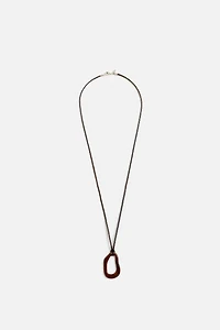 CORD PENDANT NECKLACE