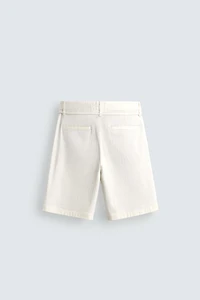 BERMUDA RELAXED FIT À PINCES