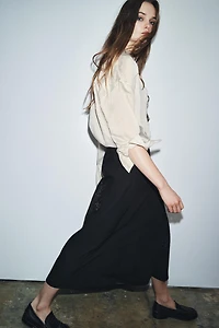 ZW COLLECTION EMBROIDERED LONG SKIRT