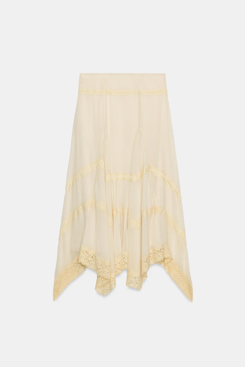 ZW COLLECTION COMBINATION LACE SKIRT