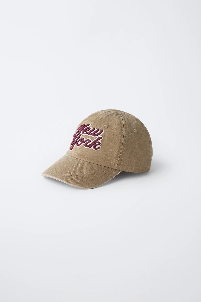 CASQUETTE VARSITY INSCRIPTION NEW YORK