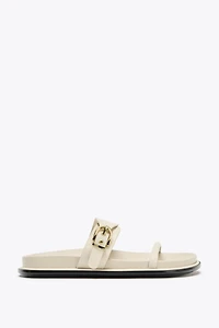 FLAT BUCKLE SANDALS