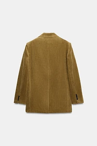 OVERSIZED CORDUROY BLAZER ZW COLLECTION LIMITED EDITION
