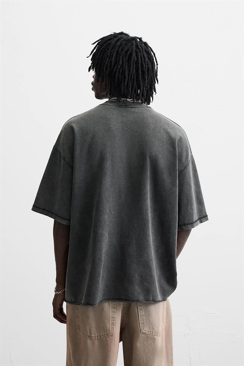 WASHED RELAXED FIT SWEATSHIRT