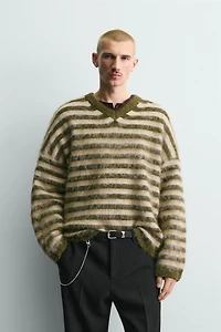 BRUSHED STRIPED JUMPER