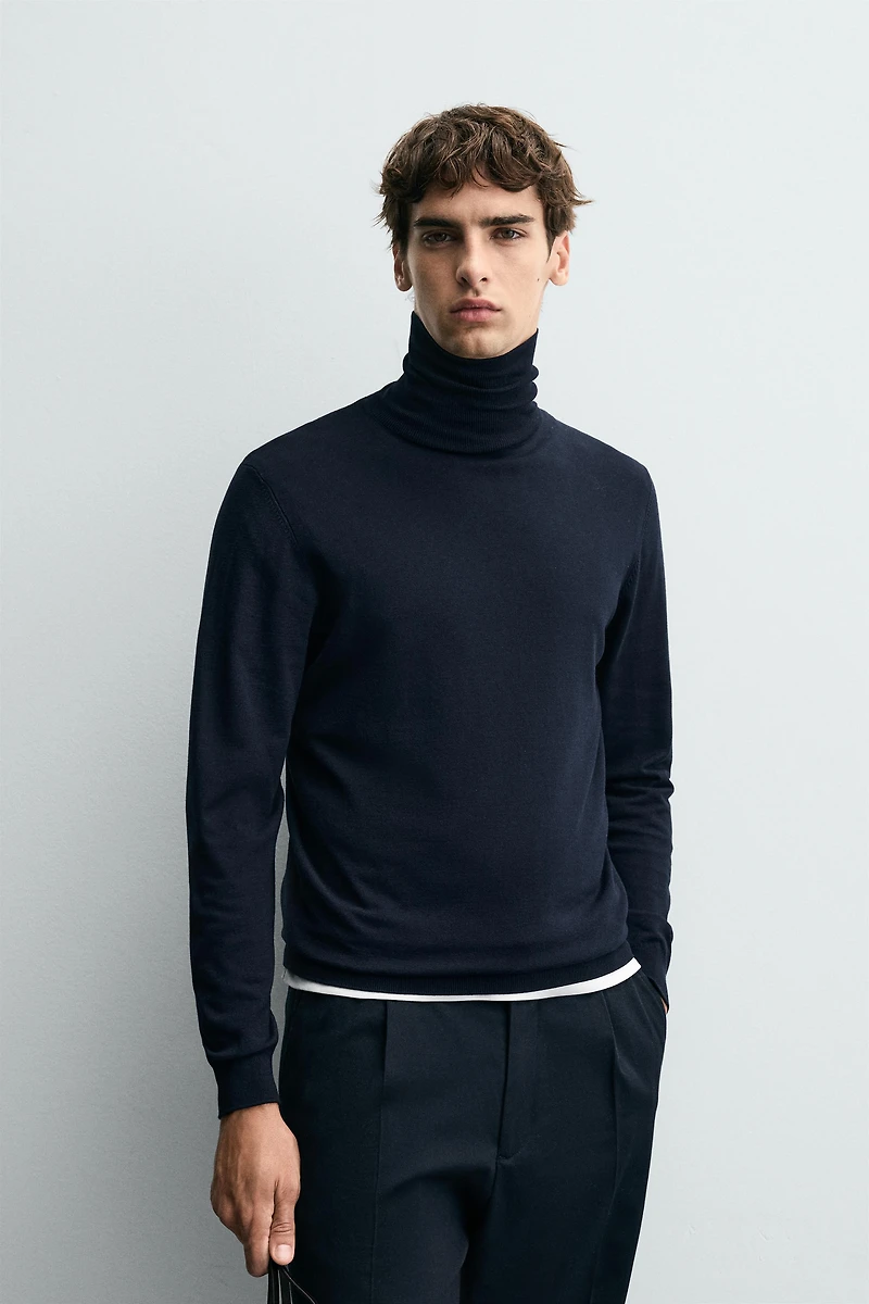 BASIC HIGH NECK SWEATER