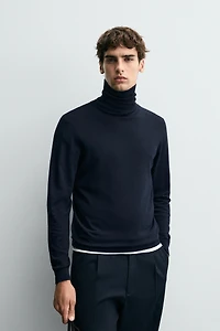 BASIC HIGH NECK SWEATER