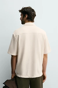 TEXTURED REGULAR FIT SHIRT