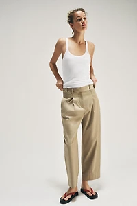 LOW-RISE PANTS WITH SIDE LOOPS