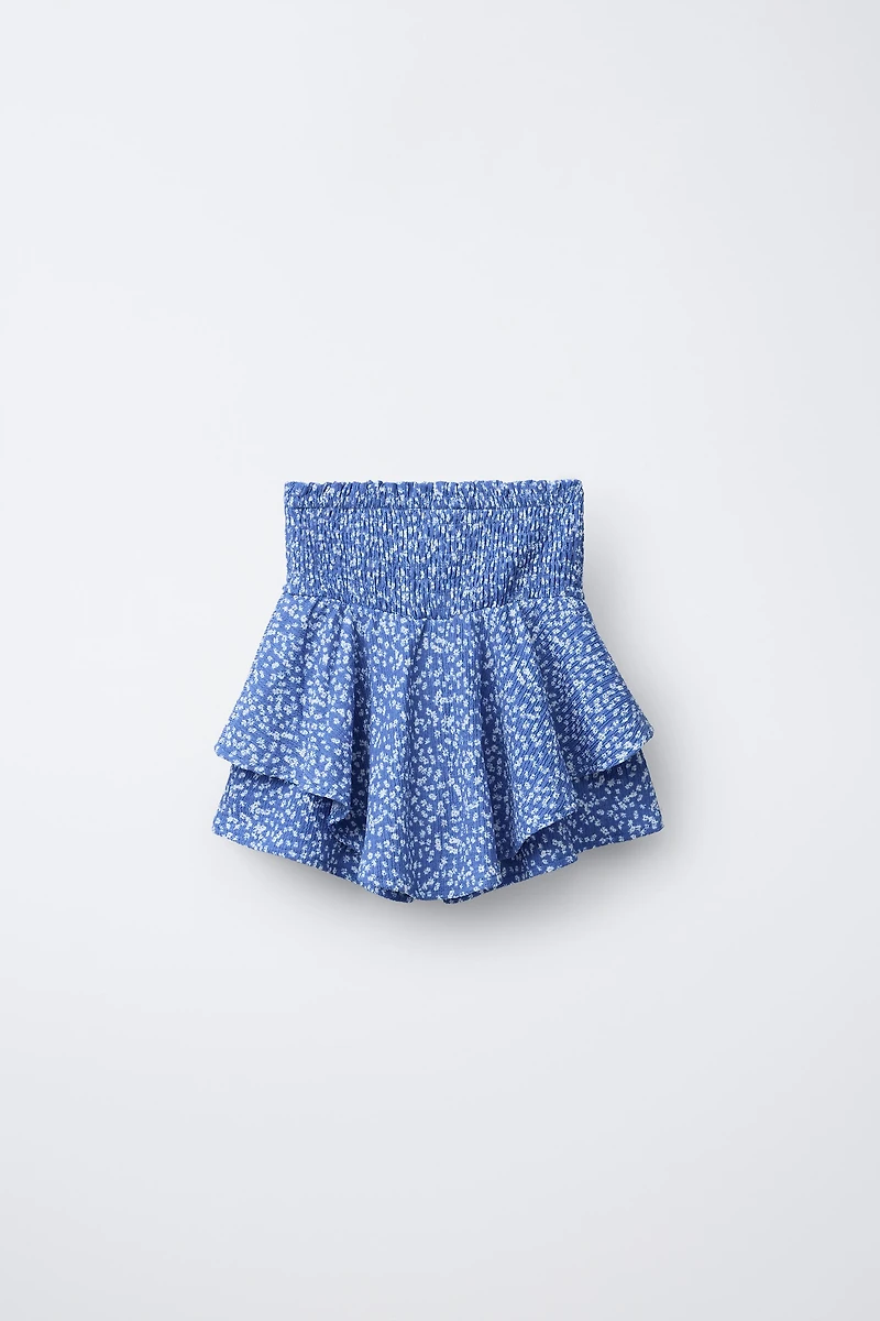 JUPE-SHORT FLEURS CAPE