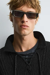 TEXTURED CORD KNIT POLO SHIRT