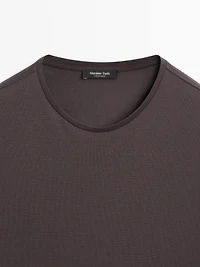 T-shirt regular fit à col rond