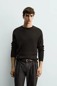 REGULAR FIT COTTON JUMPER