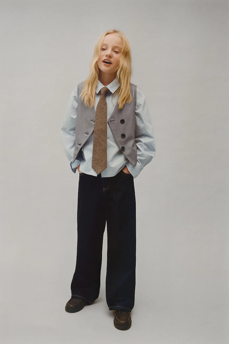 HOUNDSTOOTH TAILORED VEST