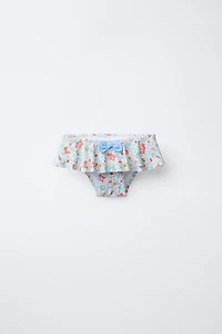 1-6 ANS/ CULOTTE À FLEURS ET VOLANTS